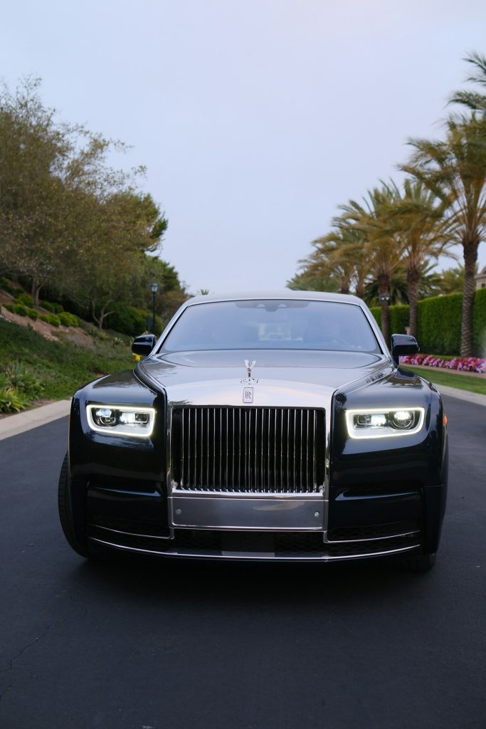Black Rolls-Royce Phantom luxury chauffeur car