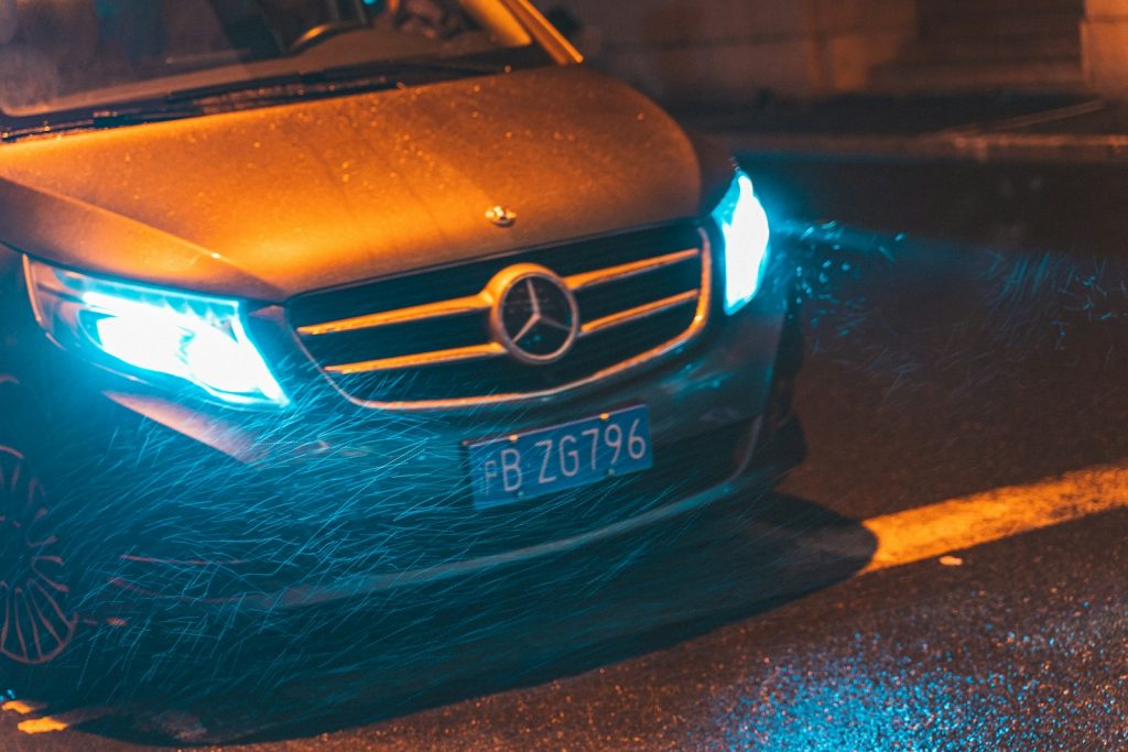 Mercedes V-Class people carrier for group chauffeur journeys